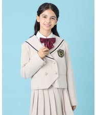 KQJBG04099 a.v.v KIDS(アー・ヴェ・ヴェ) [150-160]卒服セーラー襟ジャケット ベージュ