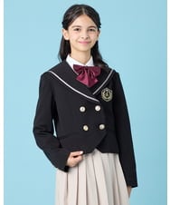 KQJBG04099 a.v.v KIDS(アー・ヴェ・ヴェ) [150-160]卒服セーラー襟ジャケット ブラック