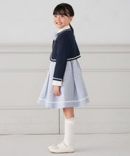 KQJCD02089 a.v.v KIDS(アー・ヴェ・ヴェ) [110-130]【セレモニー/オケージョン/結婚式】セレモニーポケボレロ ネイビー