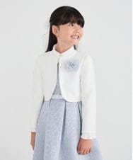 KQJCD02089 a.v.v KIDS(アー・ヴェ・ヴェ) [110-130]【セレモニー/オケージョン/結婚式】セレモニーポケボレロ ホワイト