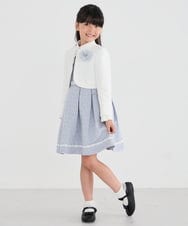 KQJCD02089 a.v.v KIDS(アー・ヴェ・ヴェ) [110-130]【セレモニー/オケージョン/結婚式】セレモニーポケボレロ ホワイト