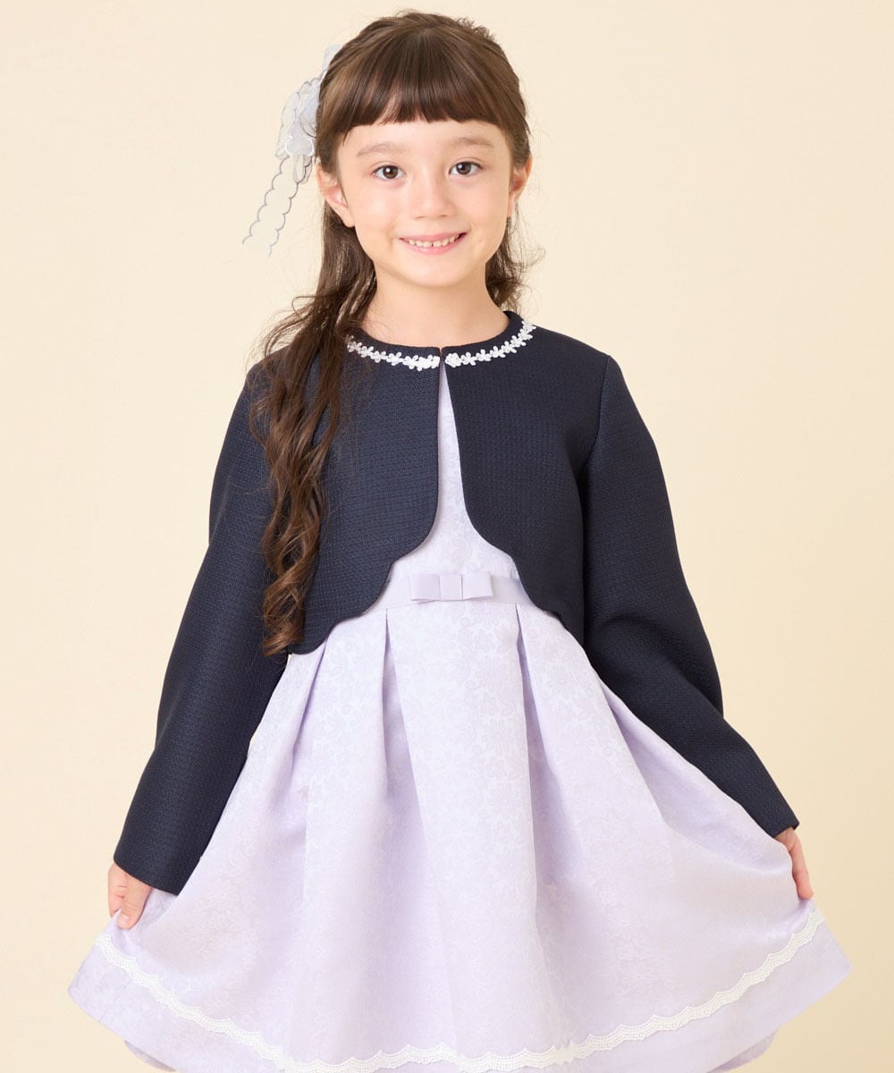 120-130]襟付きスカラップジャケット(その他のジャケット・スーツ