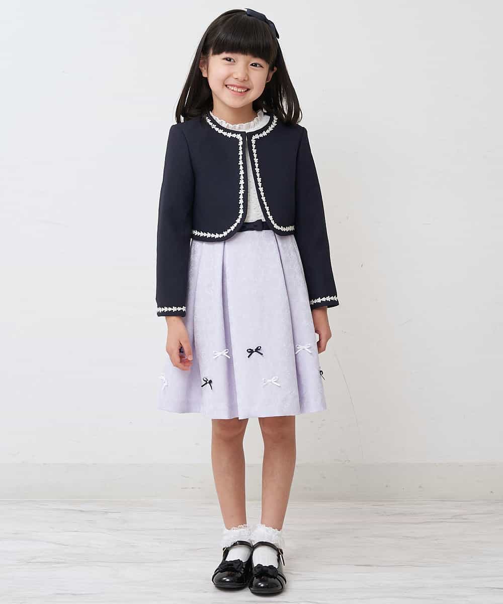 KQJCP03069 a.v.v KIDS(アー・ヴェ・ヴェ) [110-130]【セレモニースタイル】セレモニーピケボレロ ホワイト