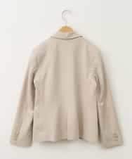 KQJTA01089 a.v.v KIDS(アー・ヴェ・ヴェ) [140-160]【卒服】エンブレム付きテーラードジャケット ベージュ