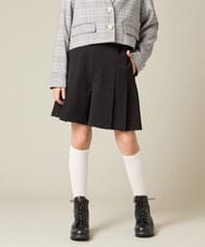 KQLBD01059 a.v.v KIDS(アー・ヴェ・ヴェ) [150-160]【卒服】タックキュロットパンツ グレー