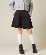 KQLBD01059 a.v.v KIDS(アー・ヴェ・ヴェ) [150-160]【卒服】タックキュロットパンツ グレー