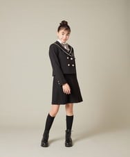 KQLBD01059 a.v.v KIDS(アー・ヴェ・ヴェ) [150-160]【卒服】タックキュロットパンツ グレー