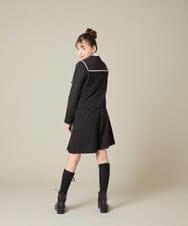 KQLBD01059 a.v.v KIDS(アー・ヴェ・ヴェ) [150-160]【卒服】タックキュロットパンツ グレー