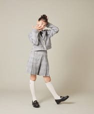 KQLBD01059 a.v.v KIDS(アー・ヴェ・ヴェ) [150-160]【卒服】タックキュロットパンツ グレー