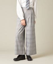 KQLBD02064 a.v.v KIDS(アー・ヴェ・ヴェ) [150-160]【卒服】タックワイドパンツ グレー