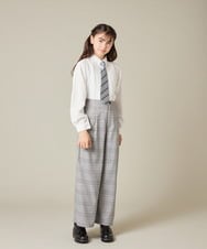 KQLBD02064 a.v.v KIDS(アー・ヴェ・ヴェ) [150-160]【卒服】タックワイドパンツ ブラック