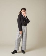 KQLBD02064 a.v.v KIDS(アー・ヴェ・ヴェ) [150-160]【卒服】タックワイドパンツ ブラック