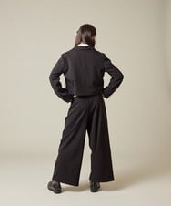 KQLBD02064 a.v.v KIDS(アー・ヴェ・ヴェ) [150-160]【卒服】タックワイドパンツ ブラック