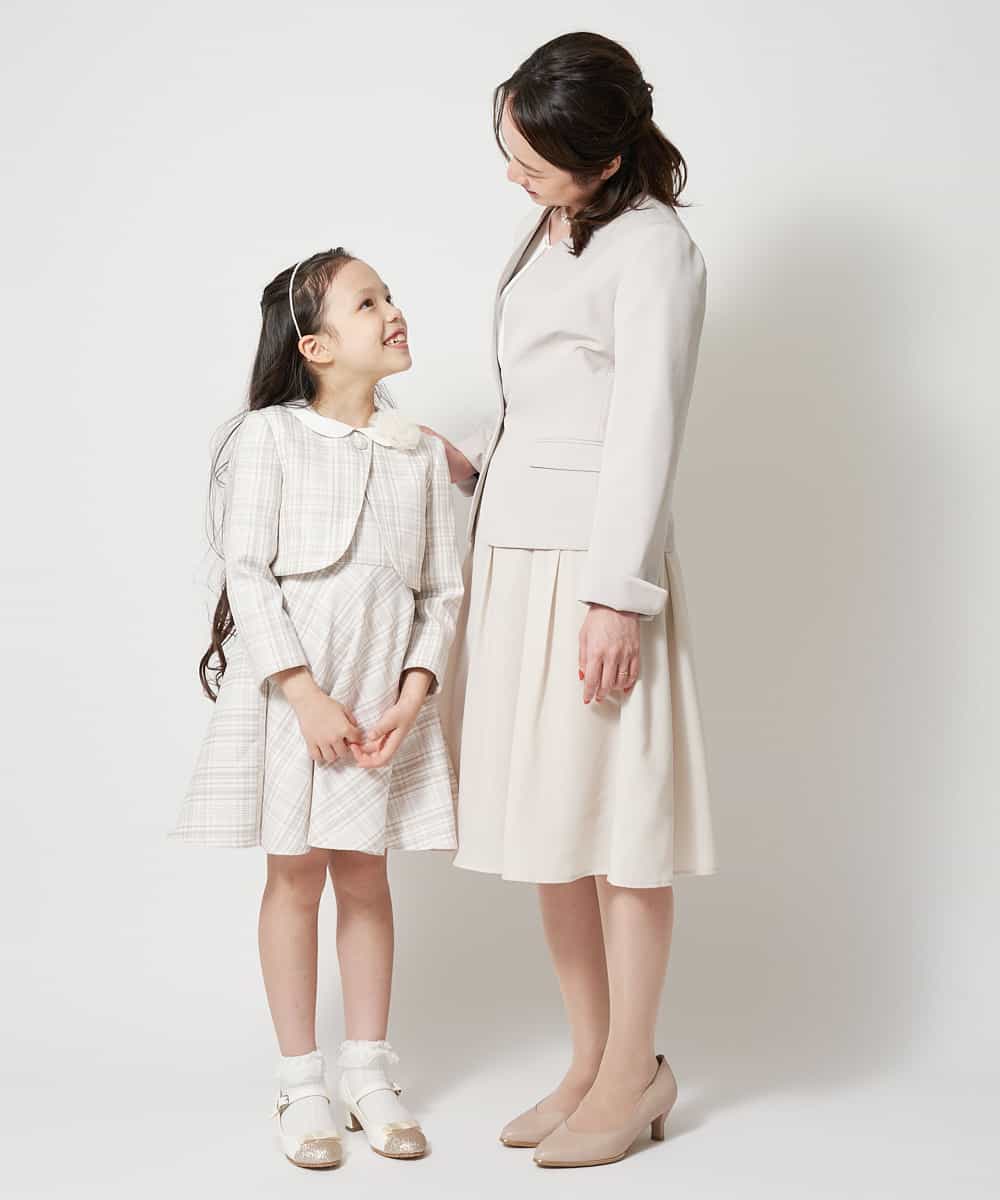 110 130 セレモニースタイル お得な3点set チェックジャケットワンピースセット その他のワンピース ドレス A V V Kids アー ヴェ ヴェ イトキンオンラインストア