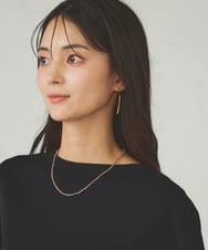 KS2AD08026 a.v.v(アー・ヴェ・ヴェ) ヘマタイトコンビネックレス ゴールド