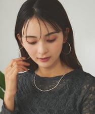 KS2AD08026 a.v.v(アー・ヴェ・ヴェ) ヘマタイトコンビネックレス シルバー