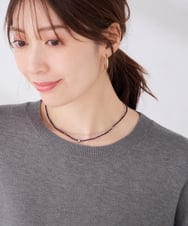KS2AG01021 a.v.v(アー・ヴェ・ヴェ) ビーズレイヤードネックレス ゴールド