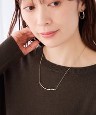 KS2AG03021 a.v.v(アー・ヴェ・ヴェ) パールラインバーネックレス ゴールド