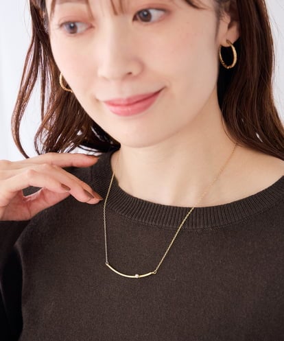 KS2AG03021 a.v.v パールラインバーネックレス