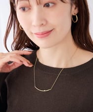KS2AG03021 a.v.v(アー・ヴェ・ヴェ) パールラインバーネックレス ゴールド
