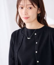 KS2AG05019 a.v.v(アー・ヴェ・ヴェ) 2WAYパール調スライドネックレス シルバー