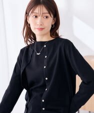 KS2AG05019 a.v.v(アー・ヴェ・ヴェ) 2WAYパール調スライドネックレス シルバー