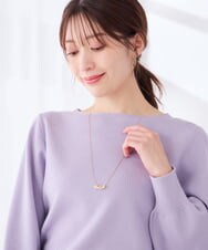KS2AG05019 a.v.v(アー・ヴェ・ヴェ) 2WAYパール調スライドネックレス シルバー