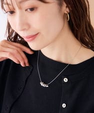 KS2AG05019 a.v.v(アー・ヴェ・ヴェ) 2WAYパール調スライドネックレス シルバー
