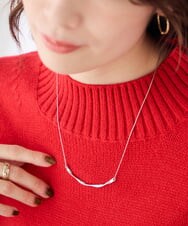 KS2AG07019 a.v.v(アー・ヴェ・ヴェ) ツイストメタルバーネックレス シルバー