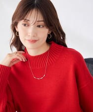 KS2AG07019 a.v.v(アー・ヴェ・ヴェ) ツイストメタルバーネックレス シルバー