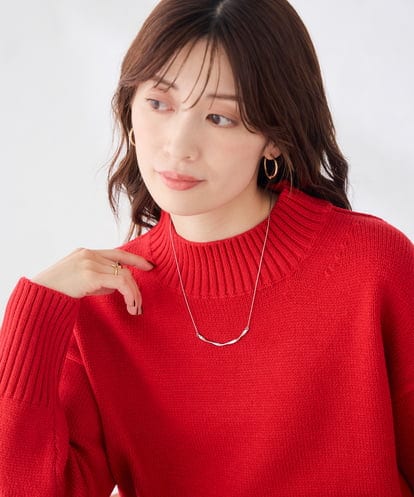 KS2AG07019 a.v.v ツイストメタルバーネックレス