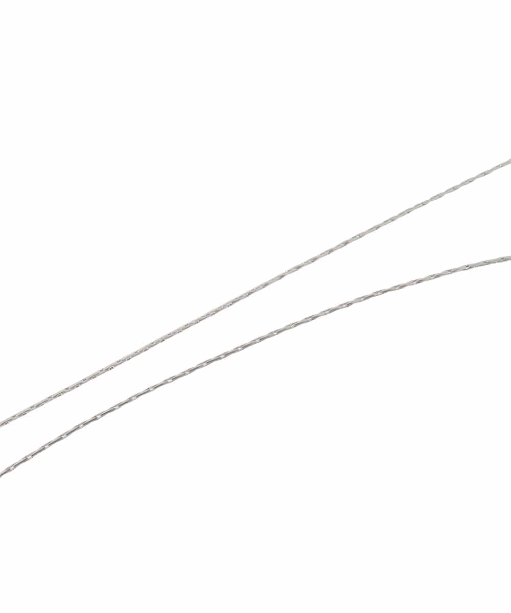 KS2AG07019 a.v.v(アー・ヴェ・ヴェ) ツイストメタルバーネックレス シルバー
