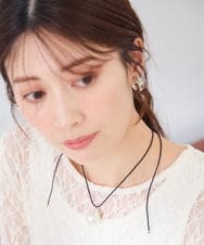 KS2AG10019 a.v.v(アー・ヴェ・ヴェ) コードパールネックレス ホワイト