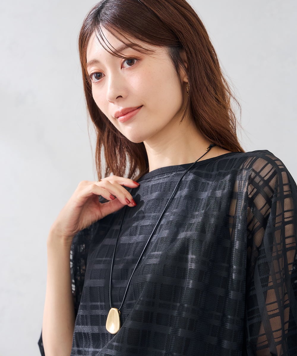 KS2AG11019 a.v.v(アー・ヴェ・ヴェ) ワントップコードネックレス ゴールド