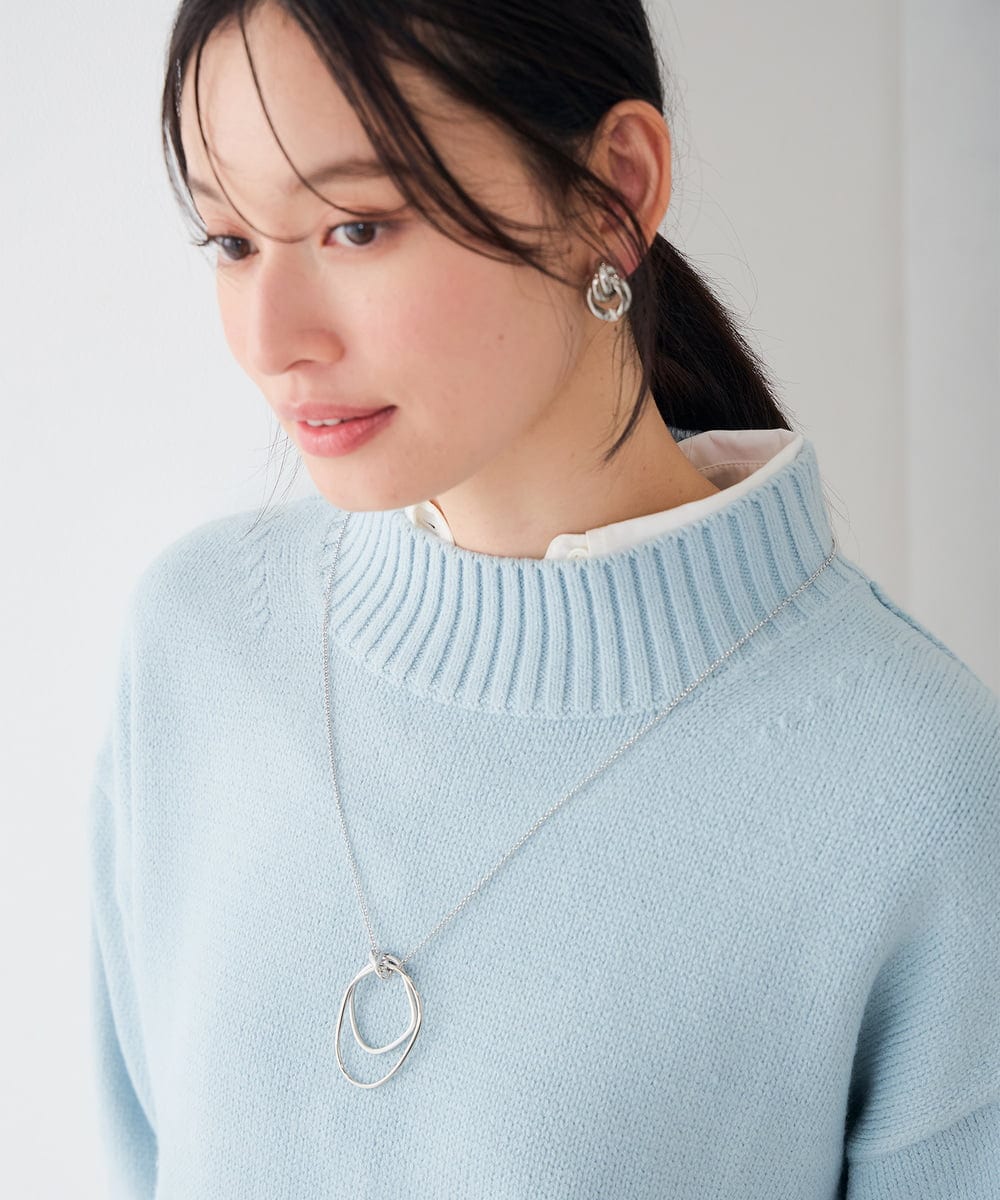 KS2AG21019 a.v.v(アー・ヴェ・ヴェ) ニュアンスリングネックレス ゴールド