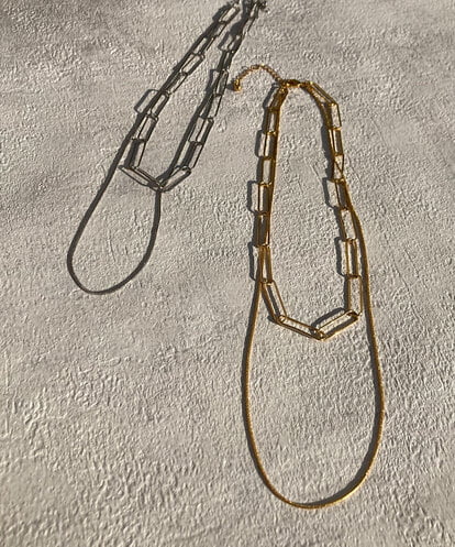 KS2AS26019 a.v.v 2連チェーンネックレス