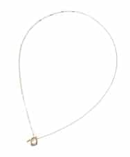 KS2AV24019 a.v.v(アー・ヴェ・ヴェ) Y字スライドロングネックレス ゴールド