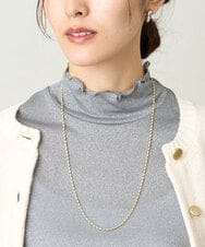 KS2AV41019 a.v.v(アー・ヴェ・ヴェ) ボールチェーンロングネックレス ゴールド