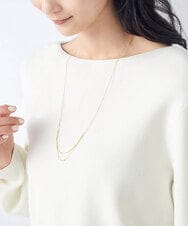 KS2BA01019 a.v.v(アー・ヴェ・ヴェ) シンプルデザインネックレス ゴールド