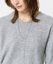 KS2BA02019 a.v.v(アー・ヴェ・ヴェ) アシンメトリーボールネックレス シルバー