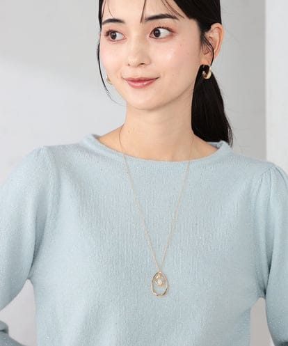 KS2BD15021 a.v.v パール付きワントップネックレス