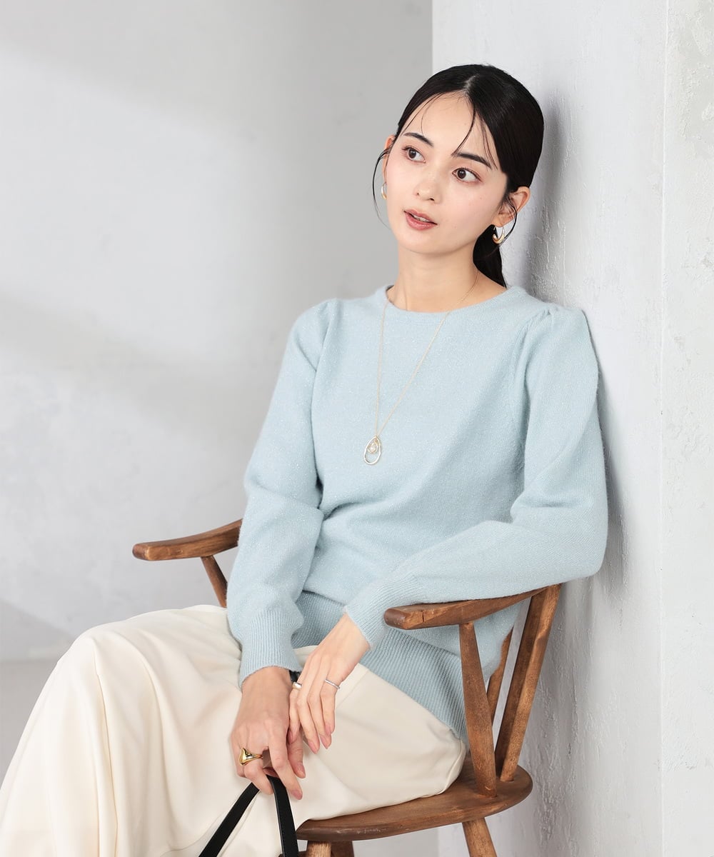 KS2BD15021 a.v.v(アー・ヴェ・ヴェ) パール付きワントップネックレス ゴールド