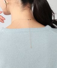 KS2BD15021 a.v.v(アー・ヴェ・ヴェ) パール付きワントップネックレス ゴールド