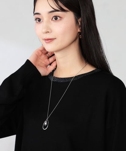 KS2BD15021 a.v.v パール付きワントップネックレス