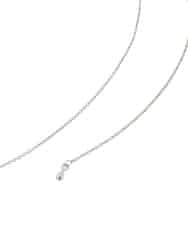 KS2BD15021 a.v.v(アー・ヴェ・ヴェ) パール付きワントップネックレス シルバー