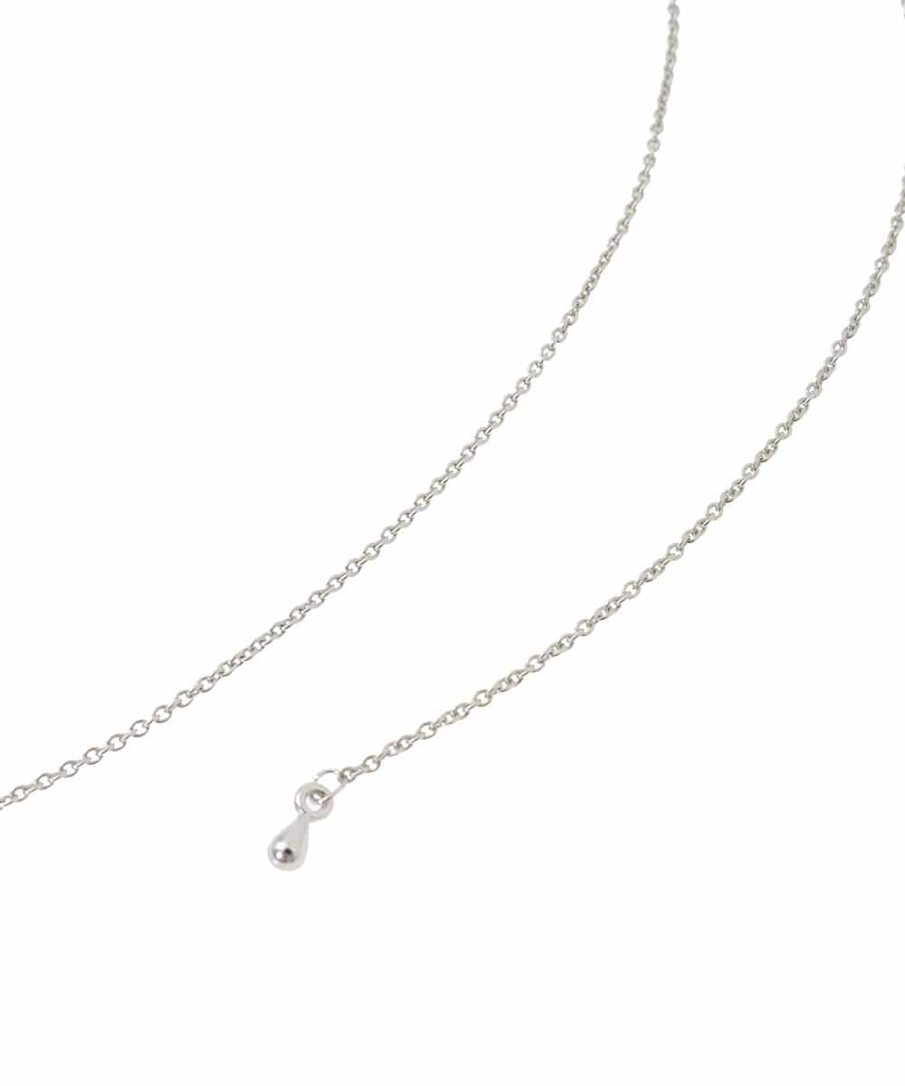 KS2BD15021 a.v.v(アー・ヴェ・ヴェ) パール付きワントップネックレス シルバー