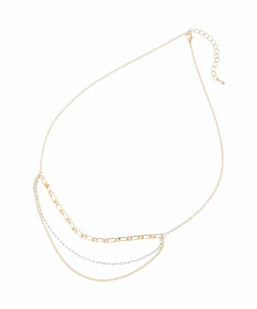 KS2CD12021 a.v.v(アー・ヴェ・ヴェ) アソートチェーンネックレス/ゴールド ゴールド