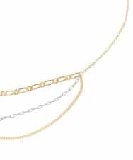 KS2CD12021 a.v.v(アー・ヴェ・ヴェ) アソートチェーンネックレス/ゴールド ゴールド