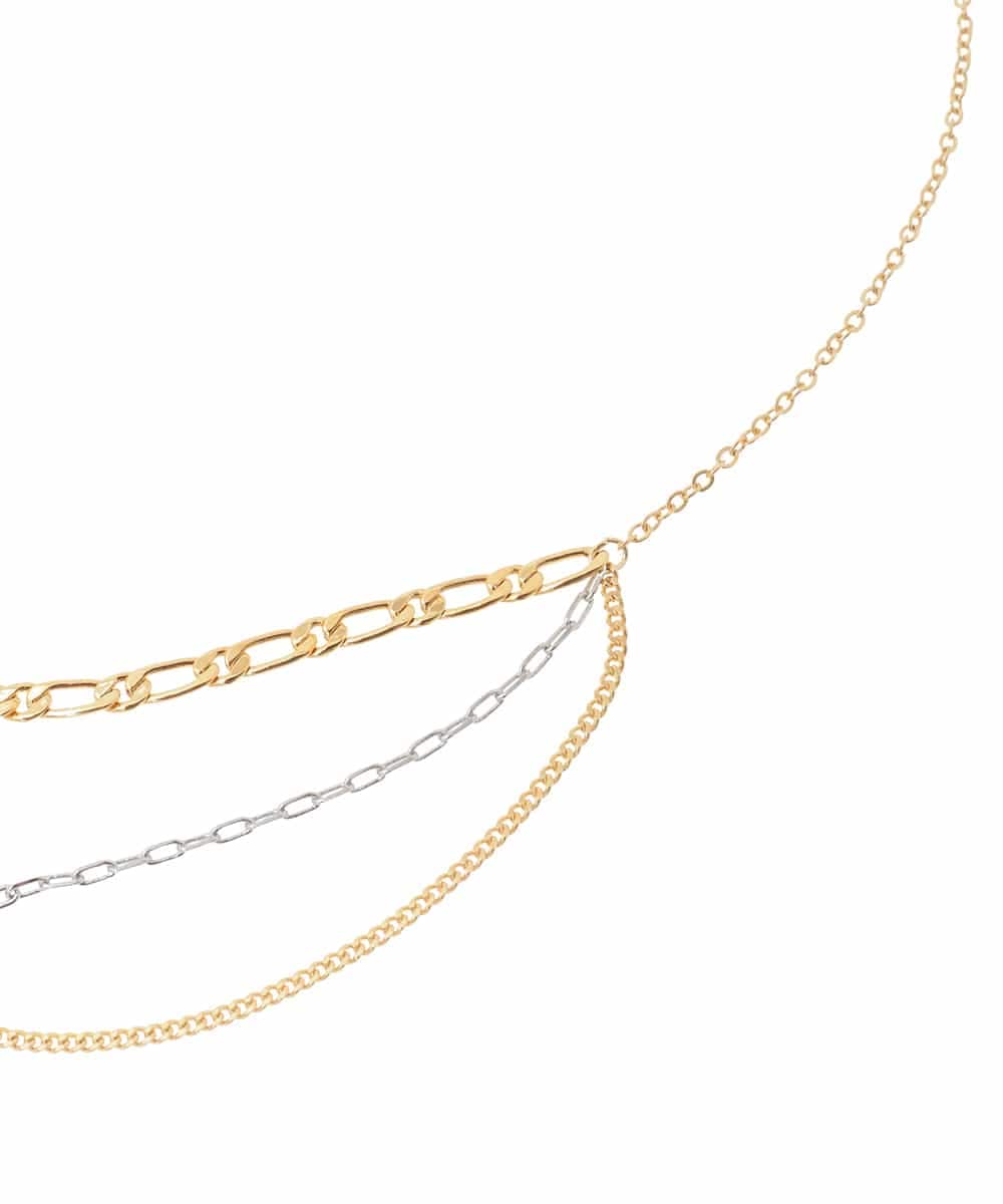 KS2CD12021 a.v.v(アー・ヴェ・ヴェ) アソートチェーンネックレス/ゴールド ゴールド