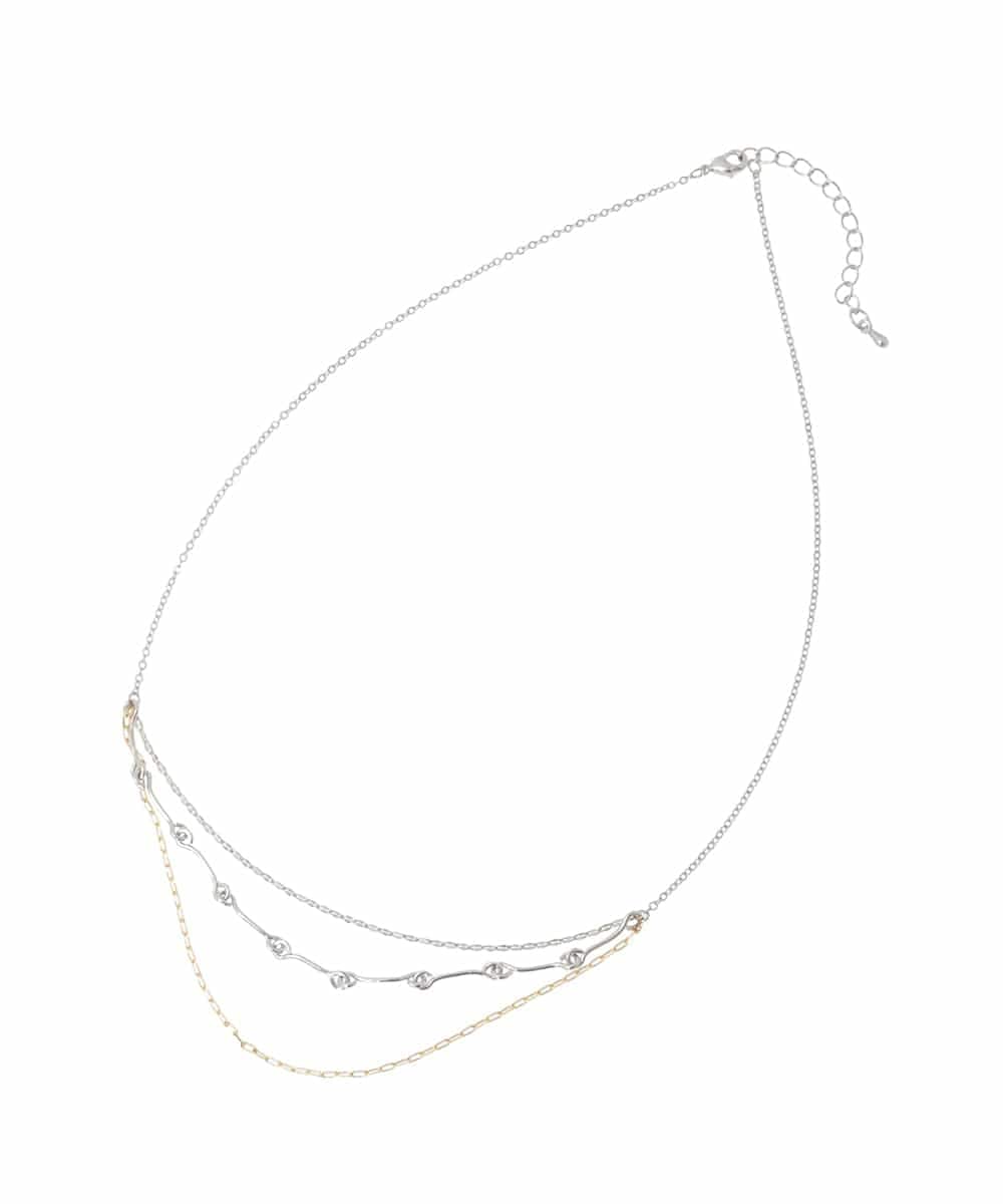 KS2CD13021 a.v.v(アー・ヴェ・ヴェ) アソートチェーンネックレス/シルバー シルバー